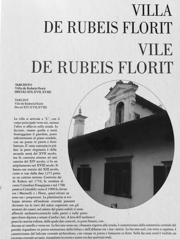 Villa De Rubeis Florit Tarcento Экстерьер фото